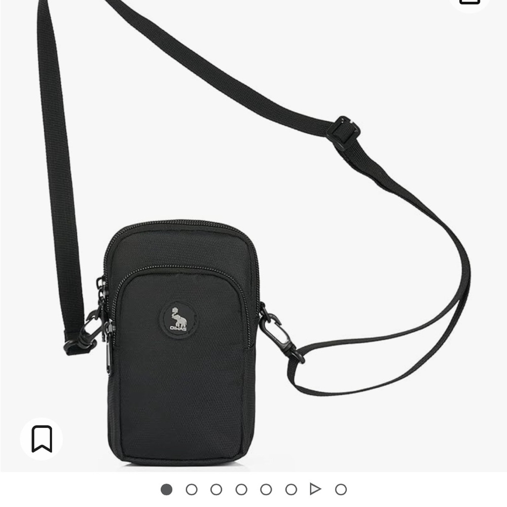 Unisex, Crossbody or belt bag. Brand new. Tags attached. Black. Nylon.